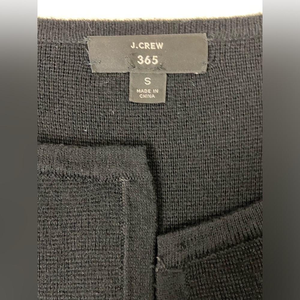 J Crew 365 Merino Wool Open Front Cardigan Heavy Sweater Coat Size Small (750) - Picture 6 of 9